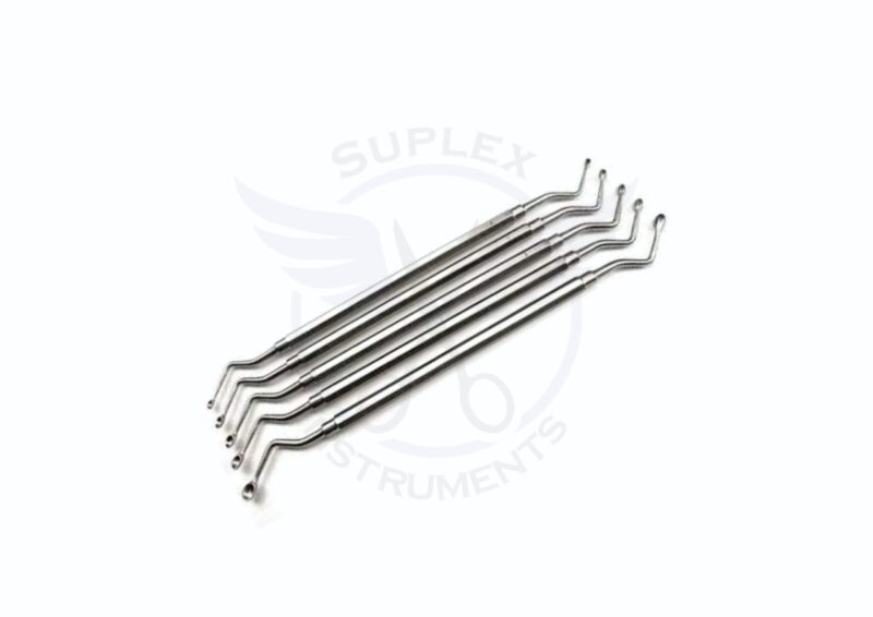 Bone Curette Double Ended Set of 5